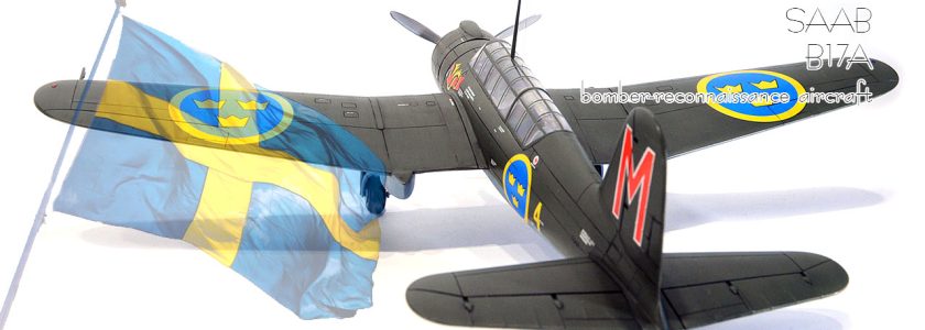 FLYGVAPNET ASJADIVE BOMBER SAAB B17A