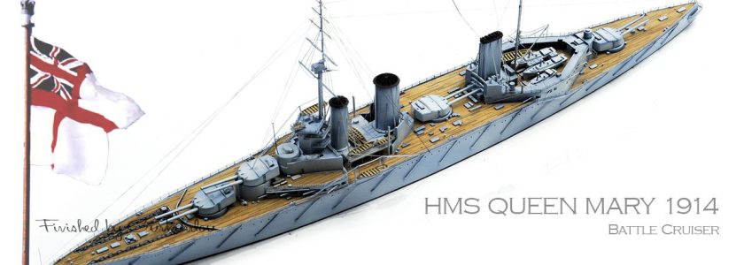 RN LION CLASSBATTLE CRUISER HMS QUEEN MERY